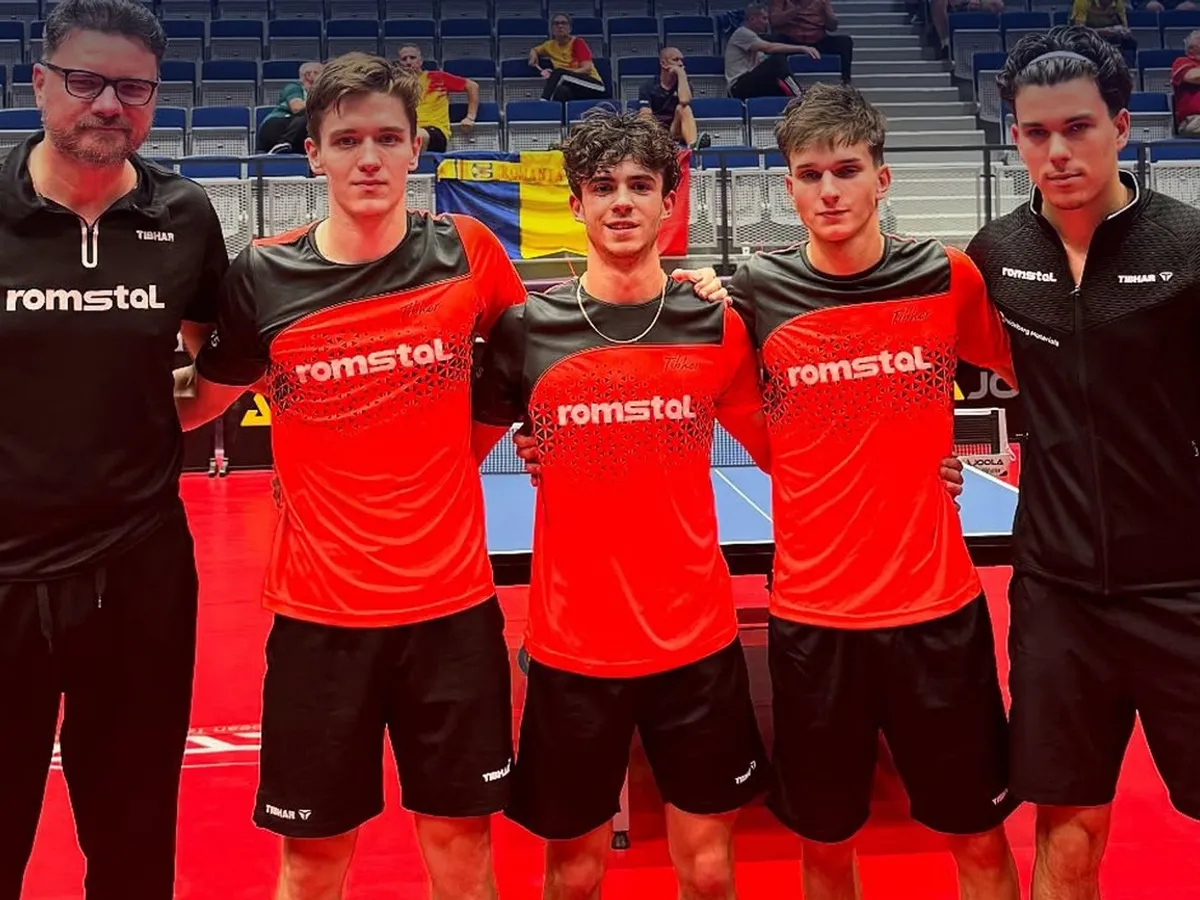 România, campioană europeană la tenis de masă Under-19. Bravo băieți! - Foto: Facebook / Federația Română de Tenis de Masă