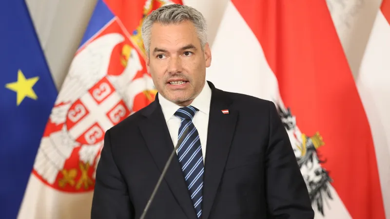 Cancelarul Austriei Karl Nehammer - Foto: Profimedia Images