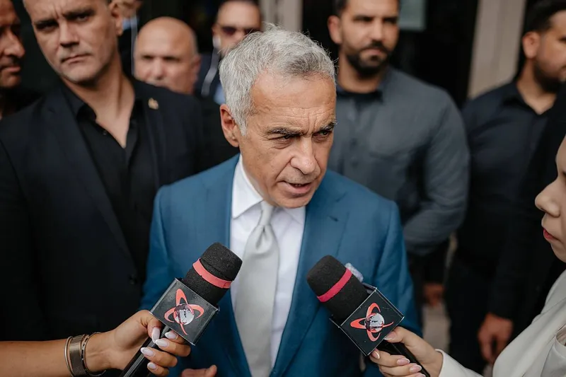 Călin Georgescu, pe 11 septembrie, la Tribunalul Bucureşti - Foto: Profimedia Images