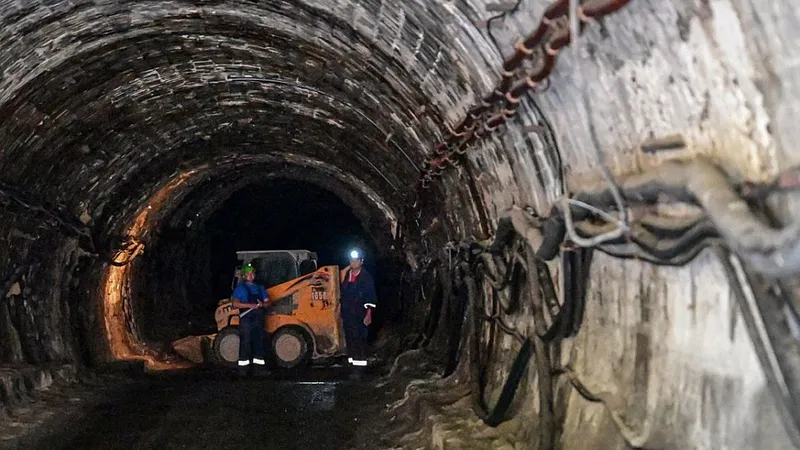 Angajaţi ai minei de sare de la Praid - Foto: Profimedia Images