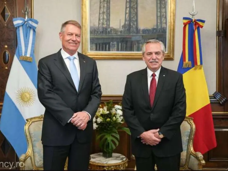 Iohannis și omologul său argentinian - Foto: Presidency.ro