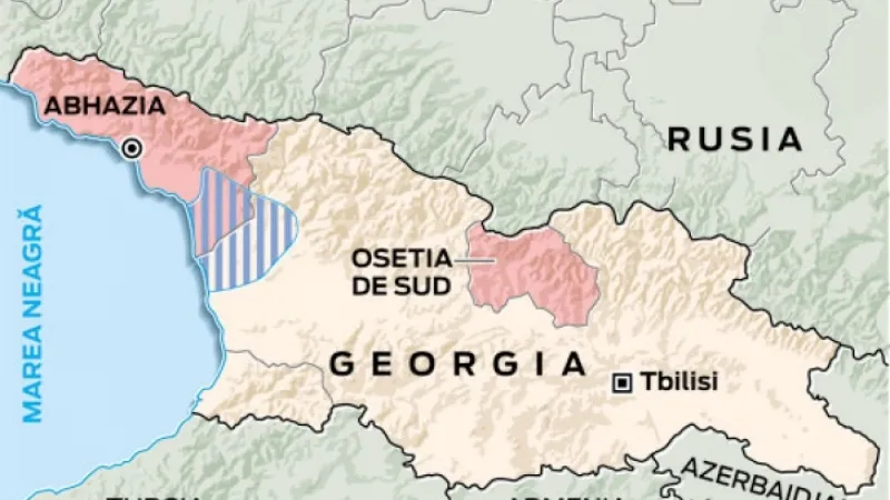 Separatiștii din Osetia de Sud organizează referendum pentru alipirea la Rusia în 17 iulie. / Foto: cronicaromana.net