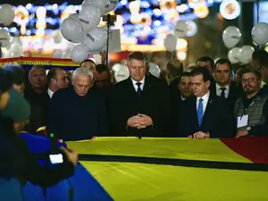 Klaus Iohannis și Ludovic Orban la comemorarea Revoluției Foto: Facebook