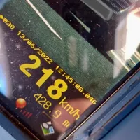 Un șofer a rămas 4 luni fără permis. A mers cu 218 km/h pe autostrada Deva-Nădlac. / Foto: Politia Română, Facebook