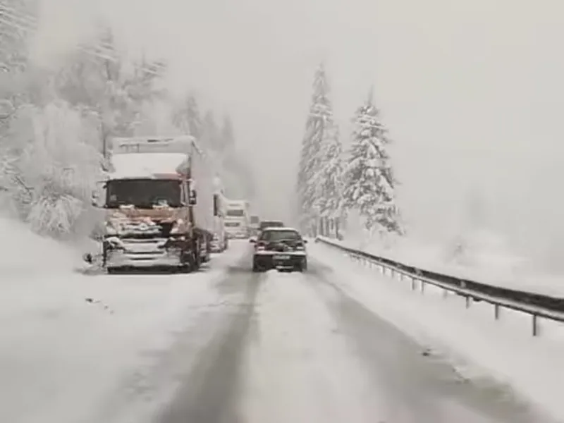 Cod galben de ninsori în județul Galați. Zăpadă depusă pe mai multe drumuri naționale și județene - Foto: Facebook/Meteoplus - Caracter ilustrativ