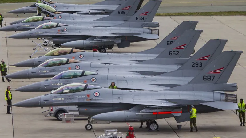 Norvegia pregătește să predea Ucrainei 22 de avioane F-16 - Foto: front_ukrainian (imagine cu caracter ilustrativ)
