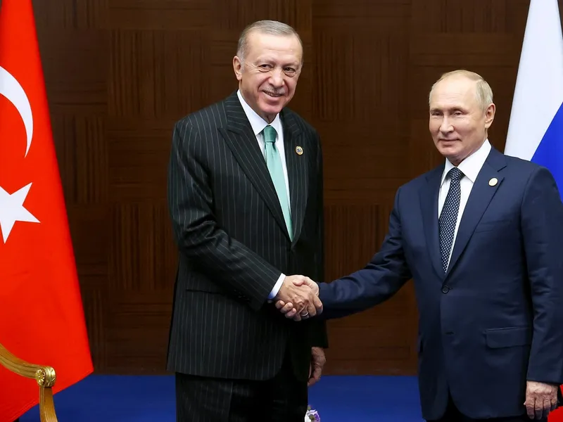 Recep Tayyip Erdogan s-a întâlnit în repetate rânduri cu Vladimir Putin - Foto: Profimedia Images