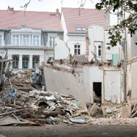 Cladirea după explozie - Foto: Profimedia Images