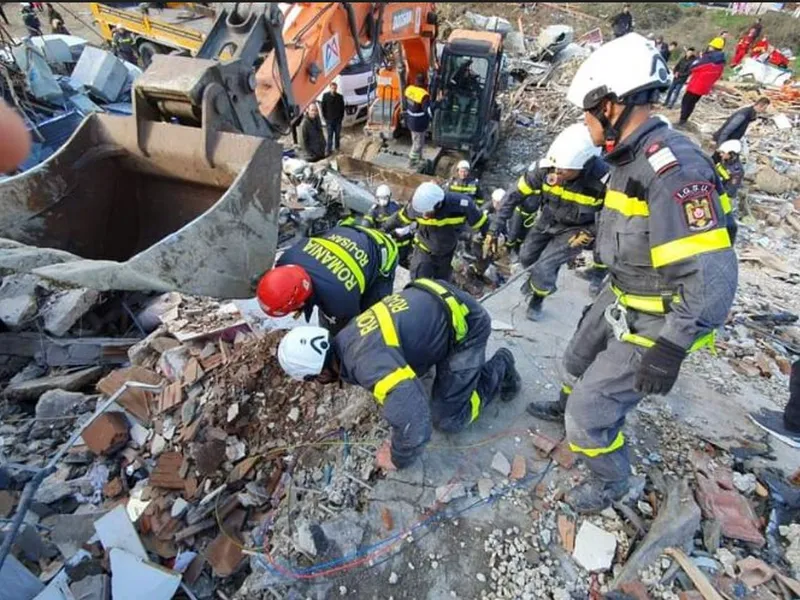 Echipa de căutare salvare RO-USAR/Foto: Anadolu