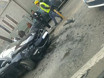 Accident în București - Foto: facebook/ Info Trafic București și Ilfov