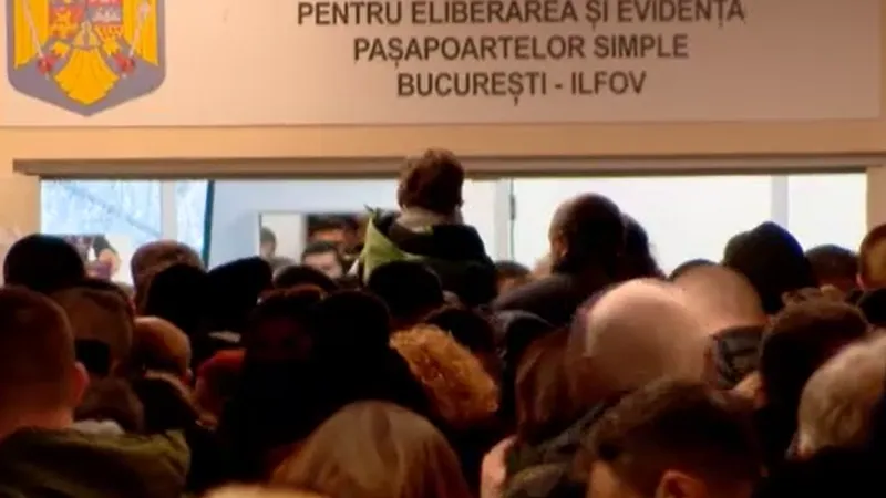 La Serviciile Pașapoarte sunt cozi enorme, iar programări se pot face abia în mai Foto: Facebook