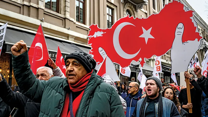 Un protest în februarie la Istanbul împotriva procesului de soluționare cu PKK