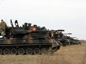 Germania va furniza pentru prima dată Ucrainei arme grele: tancuri antiaeriene Gepard/foto: mapn