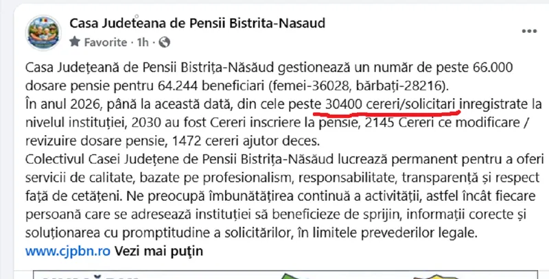 Casa de pensii Bistrița - Foto: Arhiva