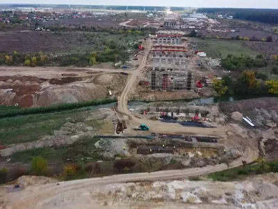Cum merg lucrările pe ciotul autostrăzii A0 Mogoșoaia - Corbeanca - Foto: Facebook / Asociația Pro Infrastructură