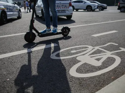 Sute de accidente grave din vina trotinetiștilor și bicicliștilor în 2021. / Foto: Inquam Photos / Octav Ganea