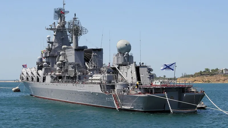 Crucişătorul Moskva, scufundat în Marea Neagră, dificil de înlocuit. Bosforul este închis. / Foto: 19fortyfive.com