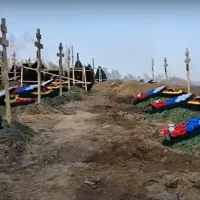 Cimitirul Wagner de lângă Irkutsk, Siberia - Foto: captură video YouTube/Люди Байкала