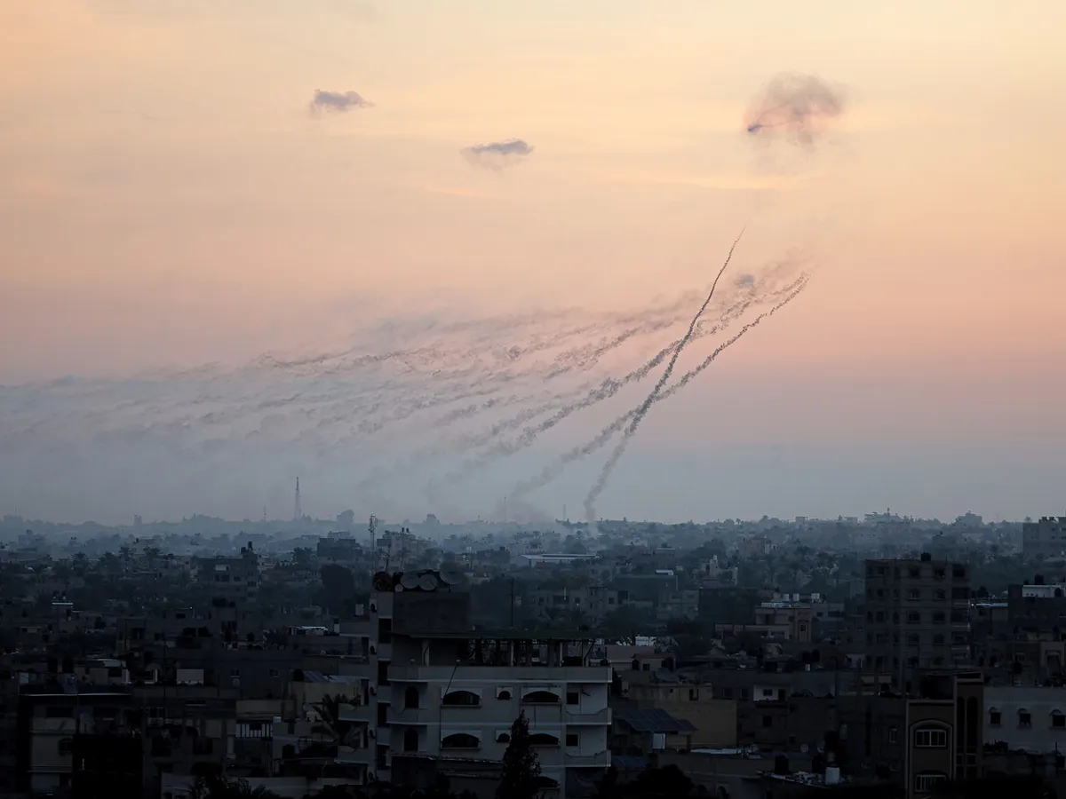 Israelul, atacat cu obuze și rachete - Foto: Profimedia images