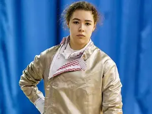 Bronz pentru românca Amalia Stan, în proba de sabie de la Europenele de juniori de la Tallinn. - Foto: Facebook/Federatia Romana de Scrima