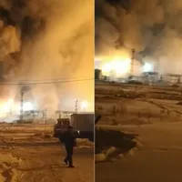 VIDEO S-a dezlănțuit iadul în Rusia după ce o instalație de gaze și petrol a explodat - FOTO: Profimedia