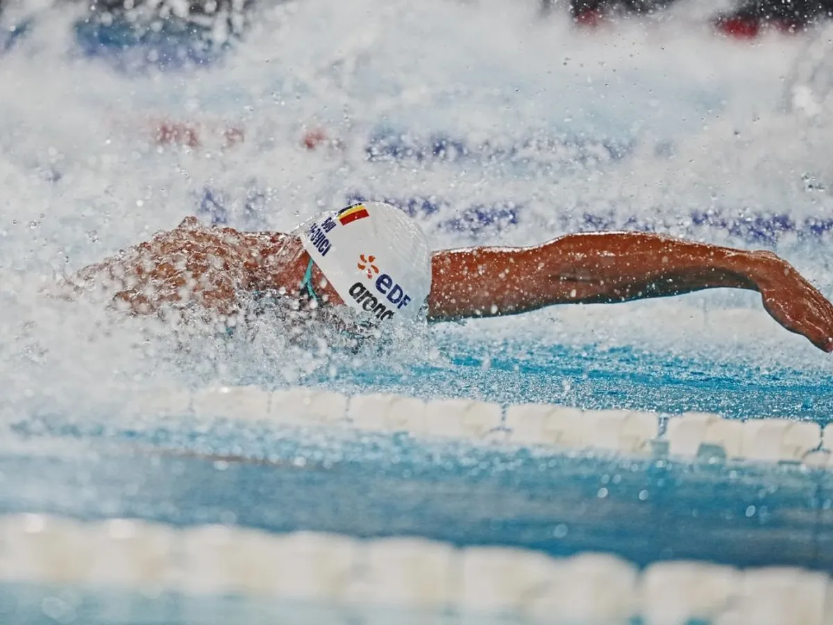 Campionul român de Nataţie David Popovici - Foto: Profimedia Images