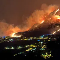 Incendii în Croația - Sursa foto: Twitter/ @GillesVarone