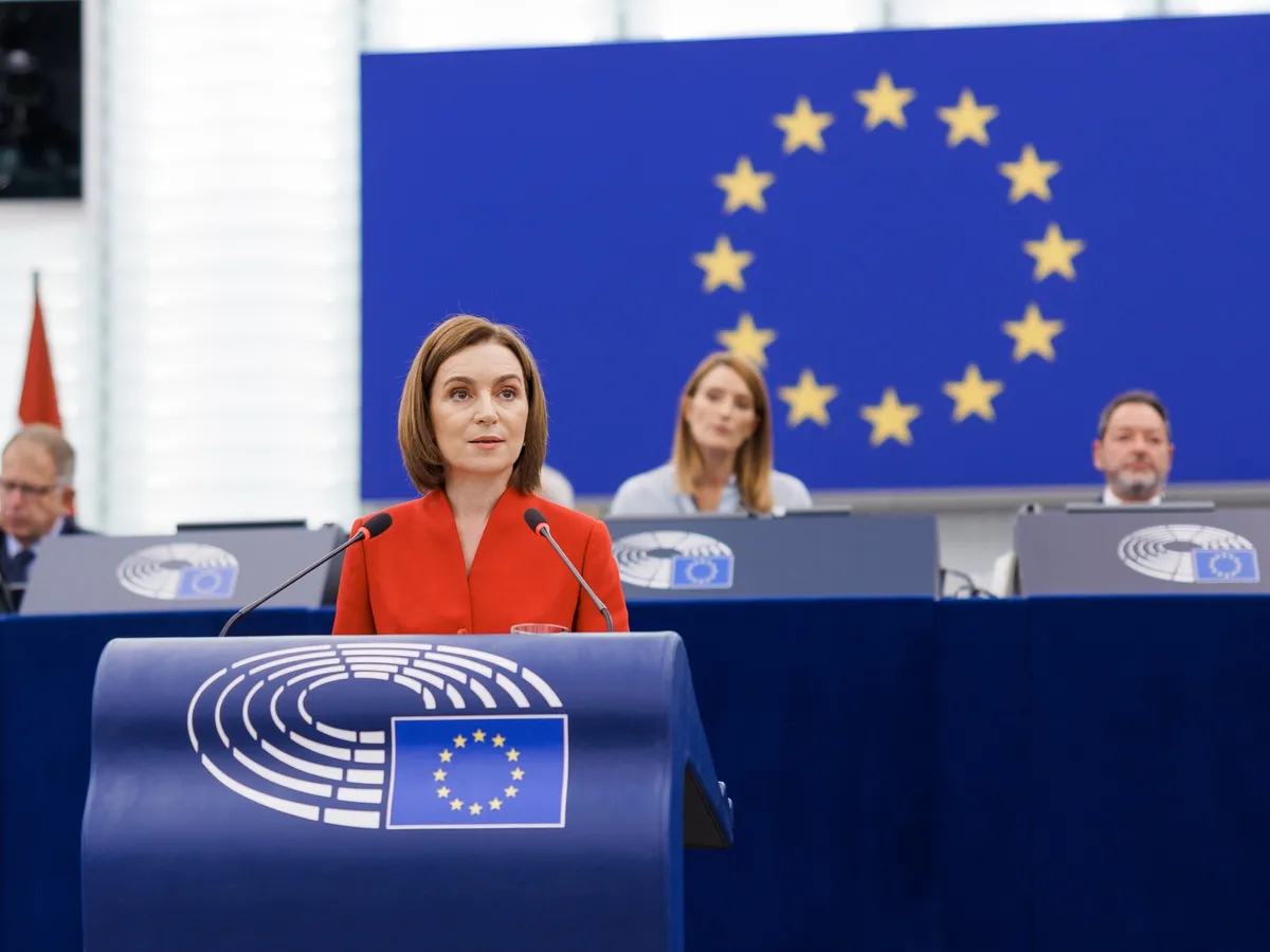 Preşedinta Republicii Moldova, Maia Sandu - Foto: Facebook/Maia Sandu