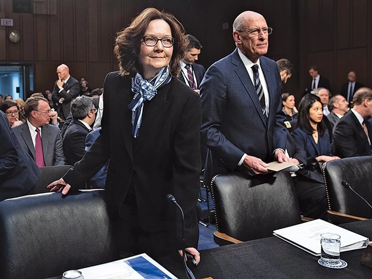 Haspel şi Coats la o audiere a serviciilor de informaţii în Senat, pe 29 ianuarie