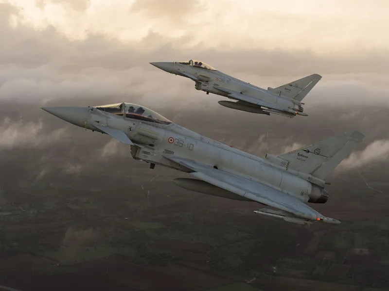 Două Eurofighter din Bulgaria ridicate la interceptare/foto: eurofighter.com