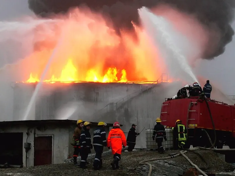 Incendiu într-un bloc din municipiul Ploiești - Foto: ISU Prahova (cu rol ilustrativ)