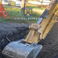 Excavator - Foto: Poliția Română