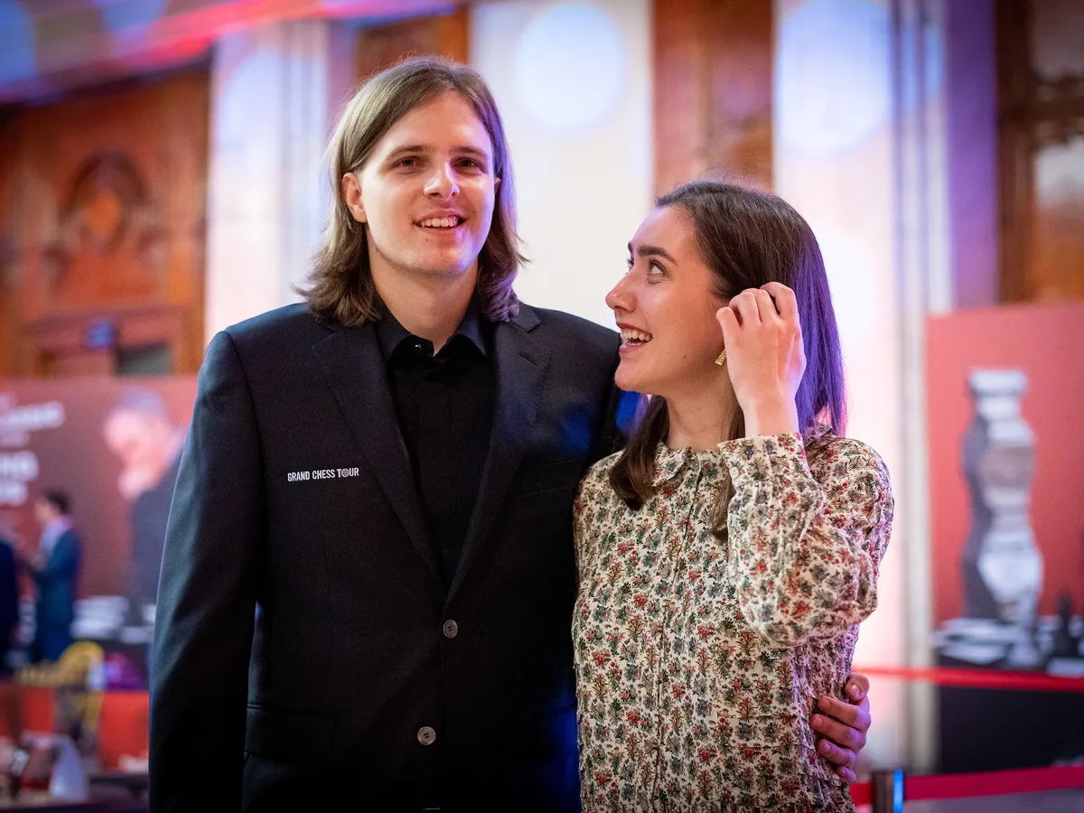 Jovana și Richard Rapport / FOTO: https://www.facebook.com/FRSah.ro