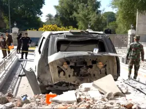 Atacul cu dronă asupra premierului irakian/foto: cnn