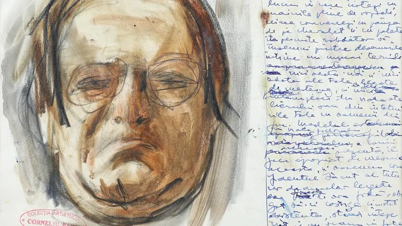 Din carnetul unui pictor (Autoportret) - Corneliu Baba