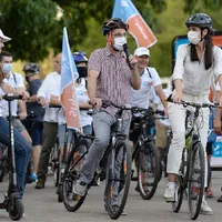 Nu se gândea Vlad Voiculescu ân campania electorală că o va amenda instituțional pe Clotilde Armand pentru o problemă medicală Foto: INQUAM Photos / Eduard Vînătoru