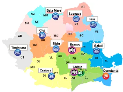Rețeaua de distribuție a Europharm