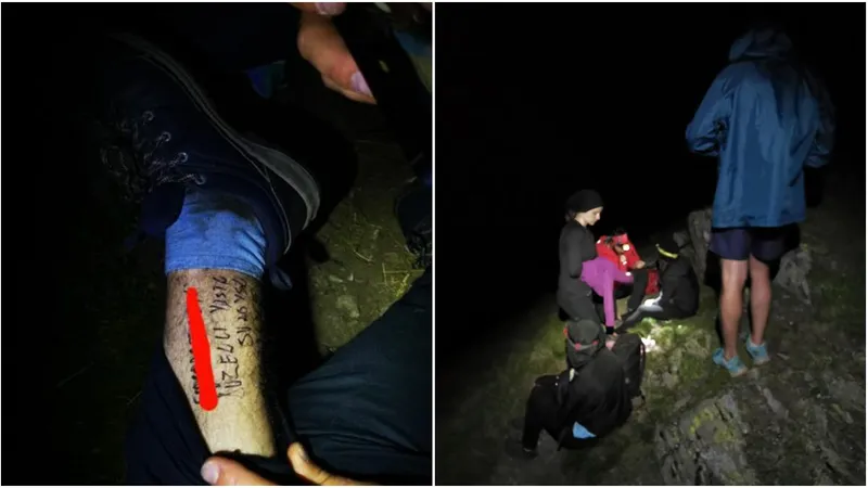 Turist pierdut în munți - Foto: Toma Cristian