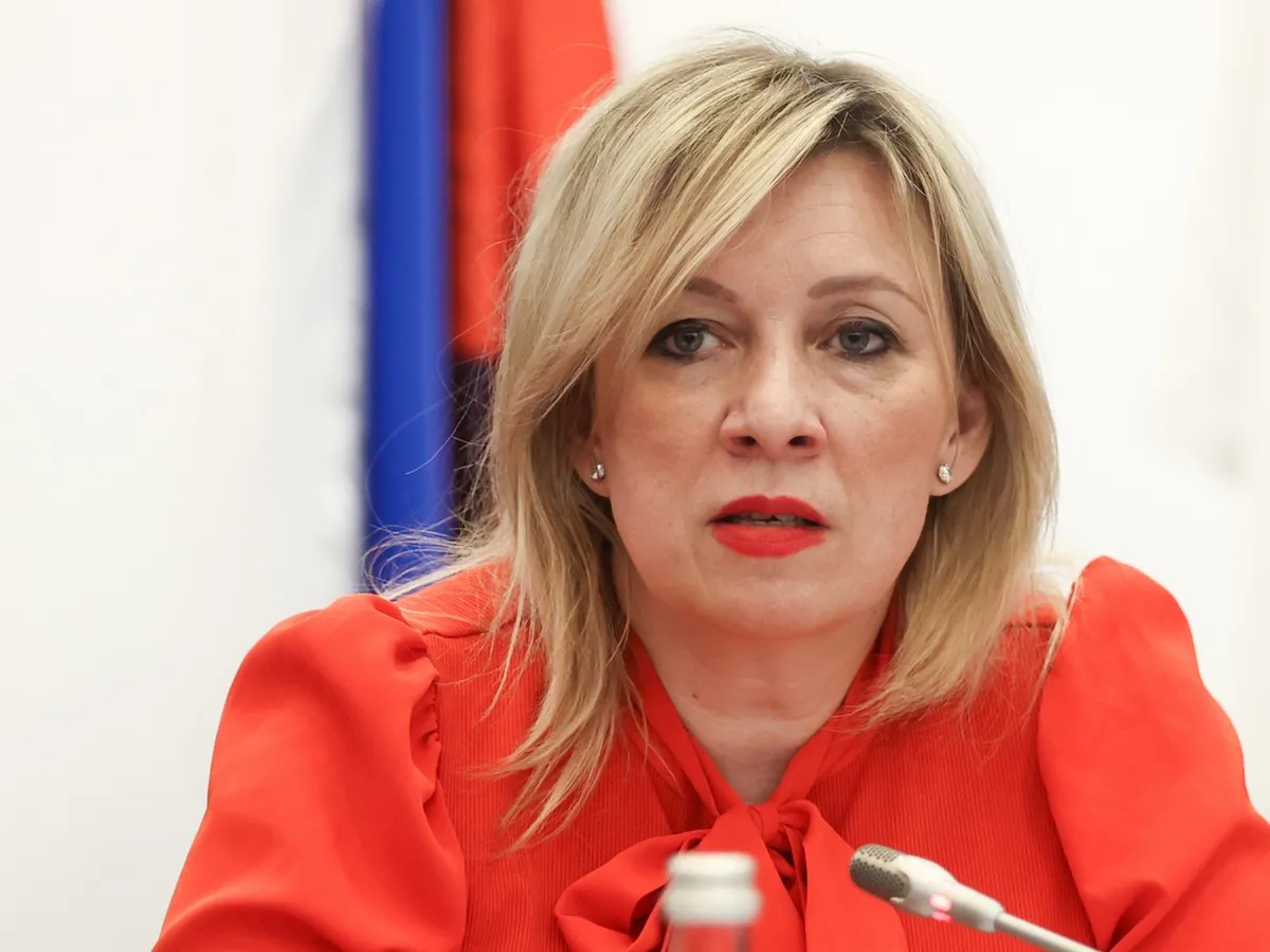 Purtătoarea de cuvânt a Ministerului rus de Externe, Maria Zaharova - Foto: Profimedia images