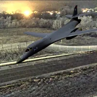 Un bombardier american B-1B supersonic s-a prăbușit încercând să aterizeze. A luptat în Irak - Foto: X/@fl360aero