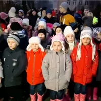 Copii de la un orfelinat, evacuați din Donețk/foto: twitter