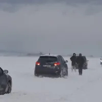 Drumuri închise din cauza zăpezii Foto: Facebook/ Info Trafic România - rol ilustrativ