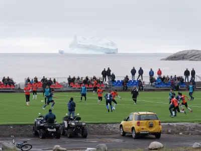 Fotobal în Groenlanda - Foto: Profimedia Images