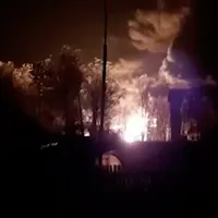 VIDEO. Mai multe depozite de petrol din apropierea graniței Rusiei cu Belarus și Ucraina au luat foc - FOTO: Twitter/@Activatica