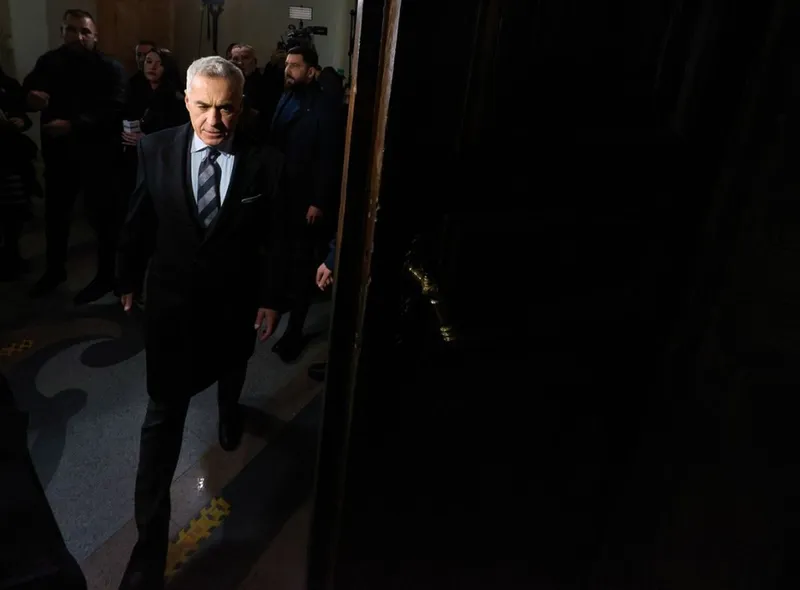 Călin Georgescu, la Curtea de Apel Bucureşti, pe 21 ianuarie - Foto: Profimedia Images