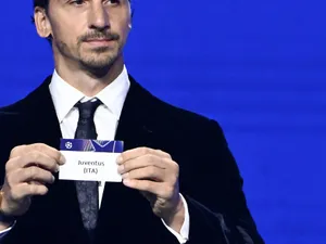 FOTO Zlatan Ibrahimovic a apărut la tragerea la sorți a UCL și a surprins pe toată lumea cu noul său look