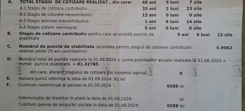 Decizie pensie - Foto: CNPP