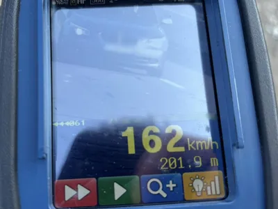 AMENDA uriașă luată de un șofer prins de radar cu 162 km/h în Cluj. Cum s-a scuzat? - Foto: IPJ Cluj