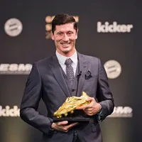 Robert Lewandowski a primit „Gheata de Aur”. / Foto: eurosport.ro