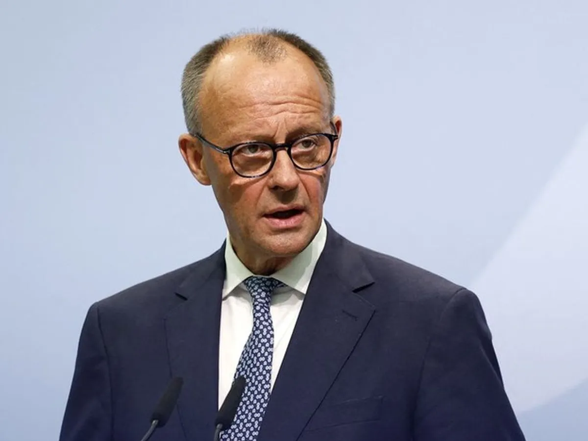 Cancelarul german Friedrich Merz vorbeşte angajaţilor guvernului său - Foto: Profimedia Images (Imagine cu caracter ilustrativ)